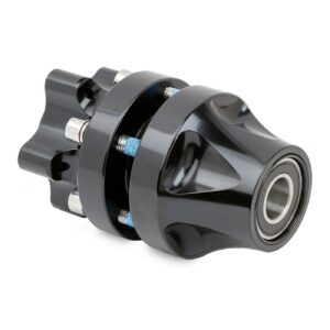 Arlen Ness Arlen Ness, wheel hub front. Black SF