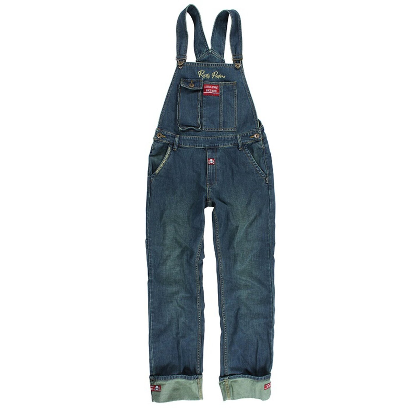 Rusty Pistons Rusty Pistons Bedford bib overall blue