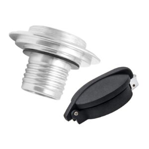 Motone Motone BMW Airhead Monza Gas Cap Kit - Black Cap