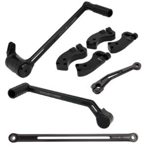 Arlen Ness Arlen Ness, +3" extended foot control kit. Black