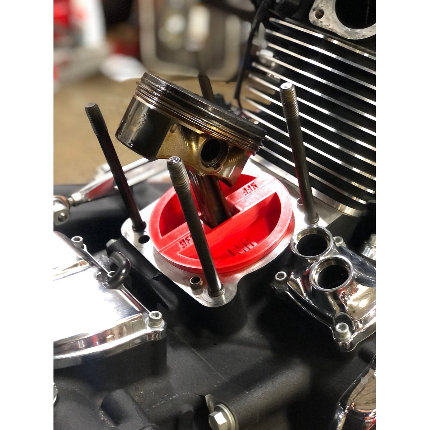 9 Finger Fabrication LLC 9Finger Fabrication, M8 Engine case bore plug set - Image 2