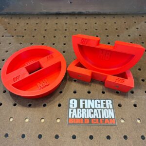 9 Finger Fabrication LLC 9Finger Fabrication, M8 Engine case bore plug set
