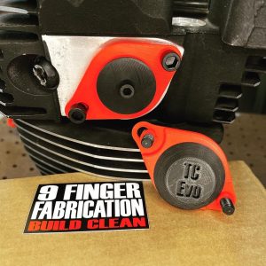 9 Finger Fabrication LLC 9Finger Fabrication, Evo/Twin Cam intake port cover set