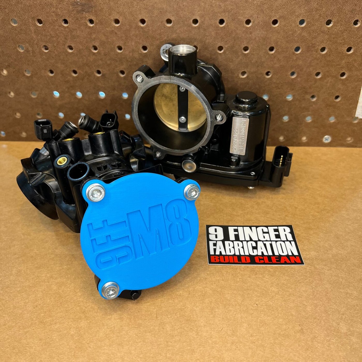 9 Finger Fabrication LLC 9Finger Fabrication, M8 throttle body intake cover - Image 2