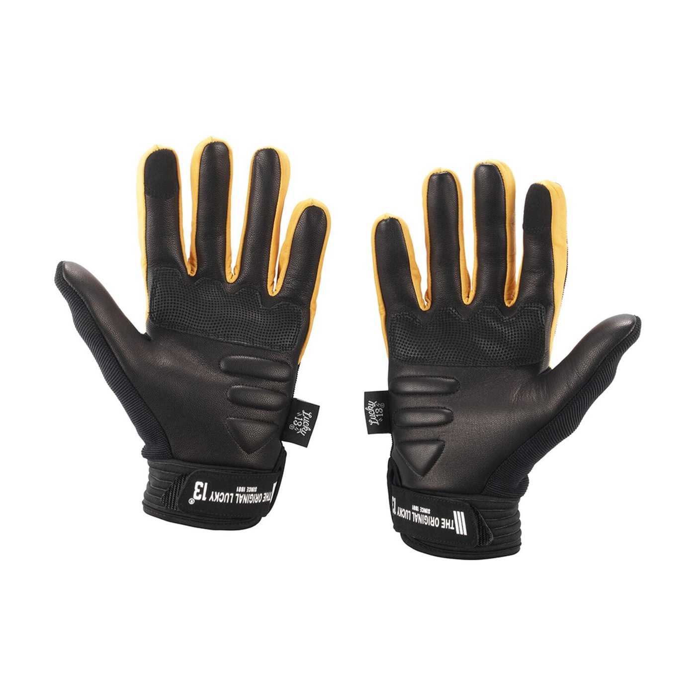 Lucky 13 Lucky 13 Shocker gloves black/yellow - Image 2