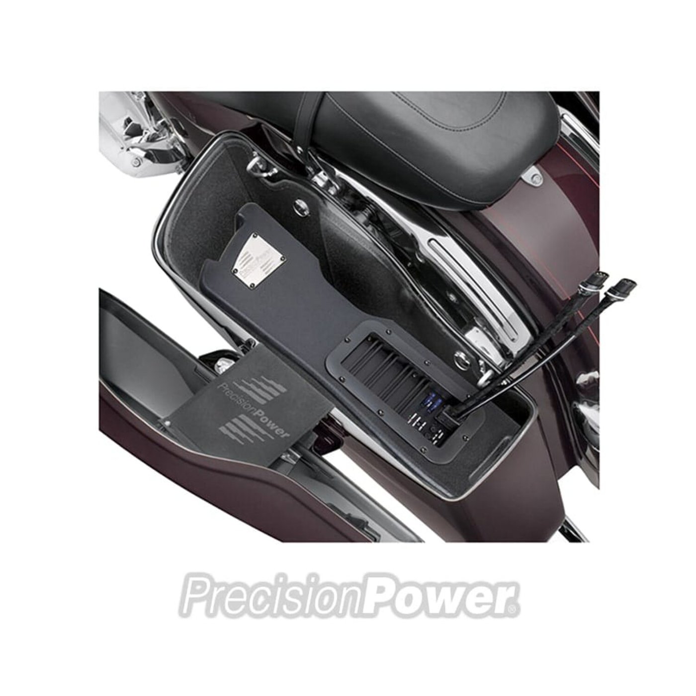 PrecisionPower PrecisionPower, SBW saddlebag subwoofer left side - Image 2