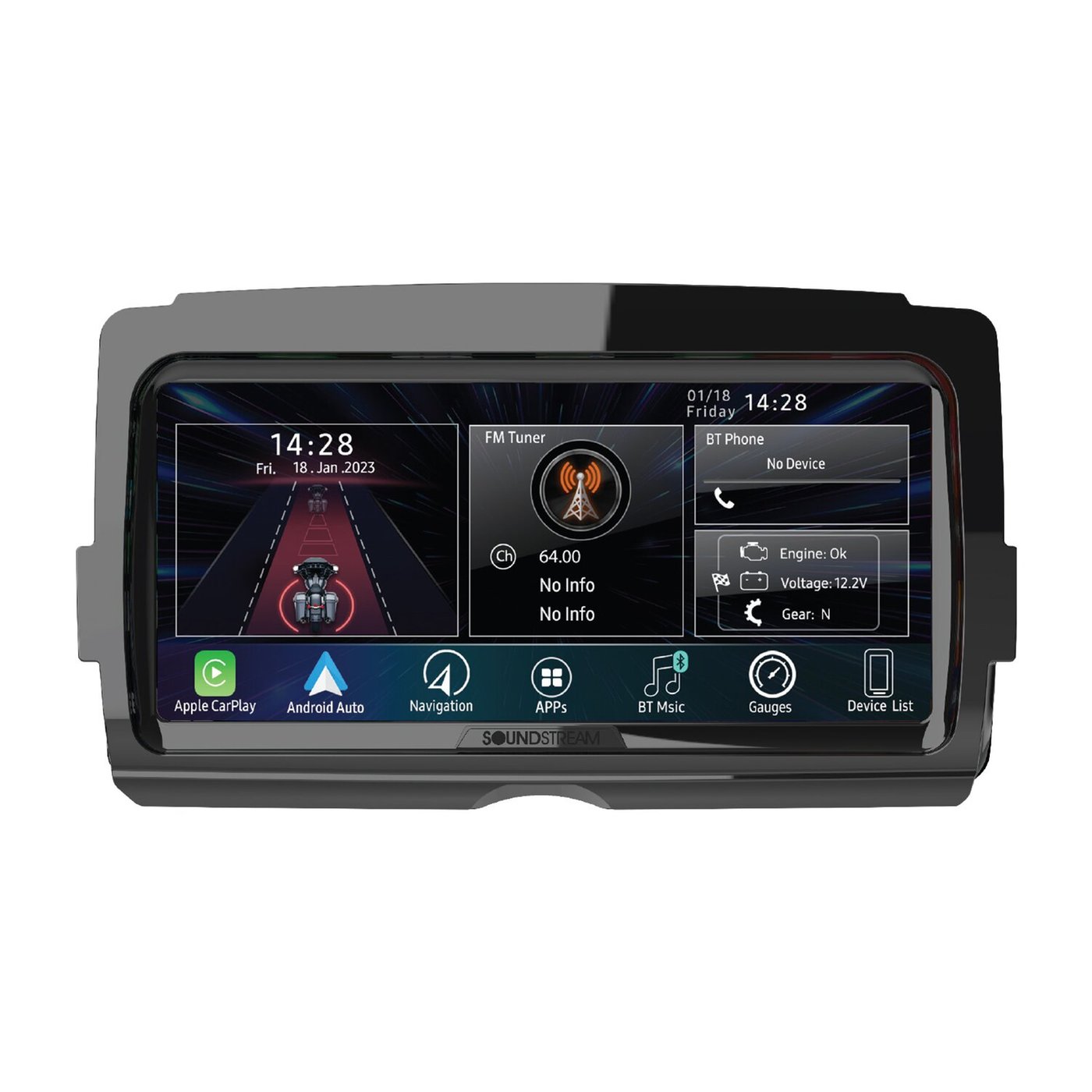 Soundstream Soundstream, V2 Advanced plug-n-play head unit for H-D