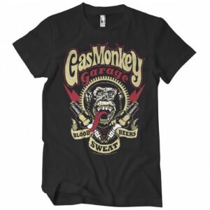 Gas Monkeys Garage GMG Spark Plugs t-shirt black