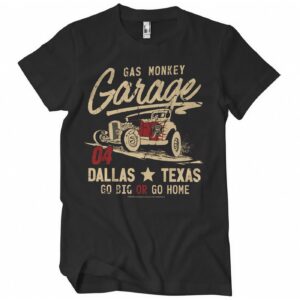 Gas Monkeys Garage GMG Go big or go home t-shirt black