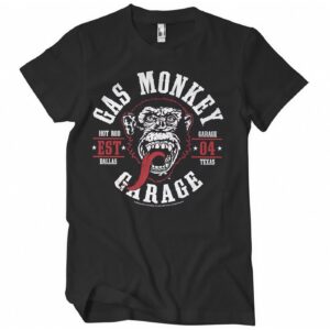 Gas Monkeys Garage GMG Garage Round seal t-shirt black