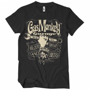Gas Monkeys Garage GMG Wrench Label t-shirt black