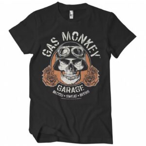 Gas Monkeys Garage GMG Garage Skull t-shirt black
