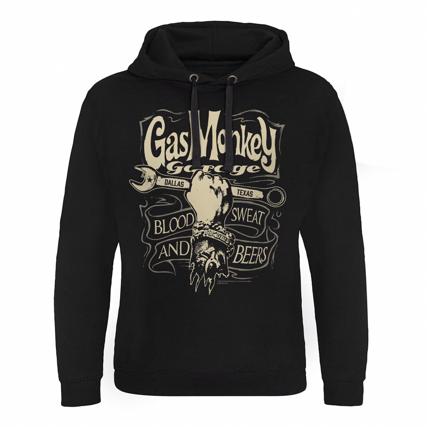 Gas Monkeys Garage GMG Wrench Label epic hoodie black